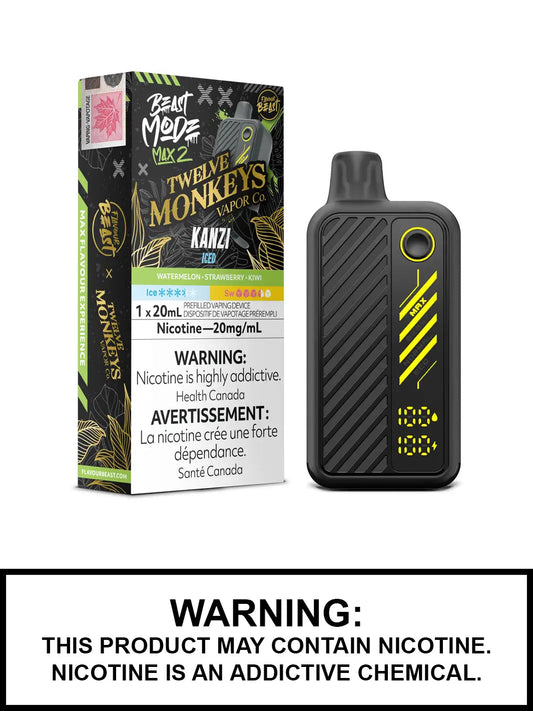 Flavour Beast Twelve Monkey Max 2 50k Kanzi (Provincial Tax)