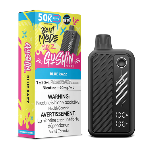Flavour Beast Beast Mode Max 2 gushin blue razz*