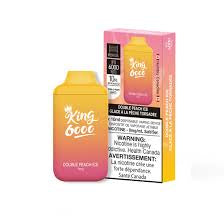 King 6000 Nicotine Free Double peach ice