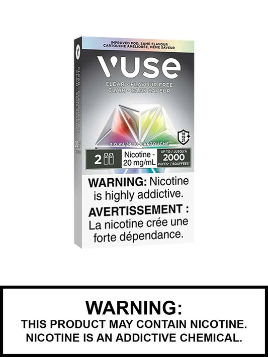 Vuse ePod 10mg Clear Flavour Free x2 (Provincial Tax)