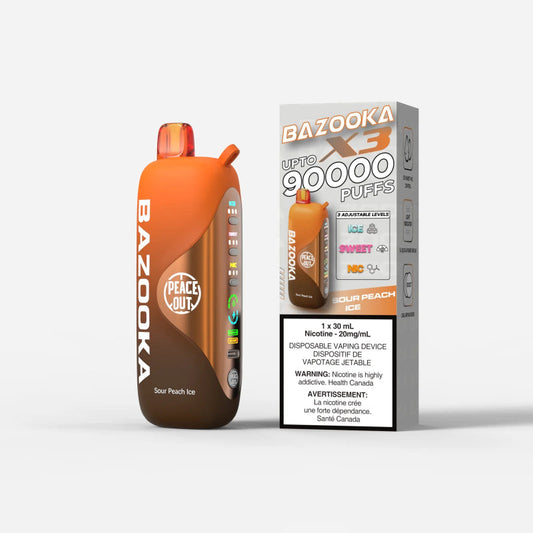 Bazooka 90k Sour Peach ice*