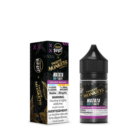 Flavour Beast X 12 Monkeys E-liquid 20mg/30ml Matata Iced*