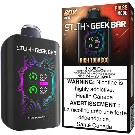 Stlth x Geekbar 80k Rich Tabacco (Provincial Tax)