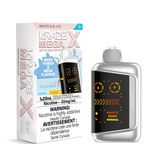 Kraze mega x 48k white gb ice