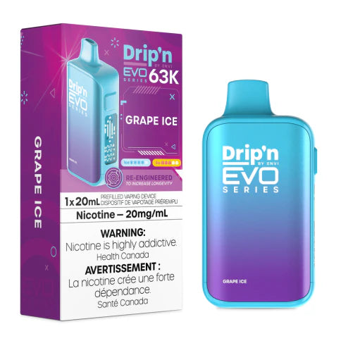 Drip’n 63k  grape ice (Provincial tax)