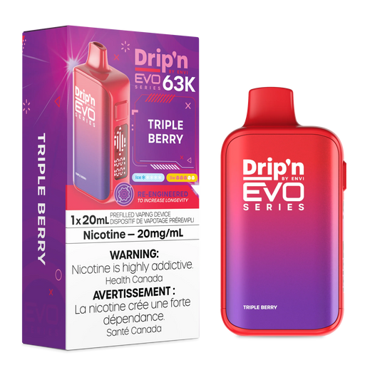 Drip’n 63k triple Berry (provincial tax)