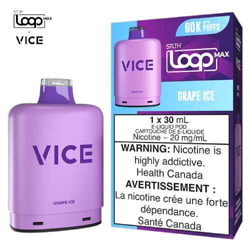Vice X STLTH Loop Max grape ice 80k(provincial)