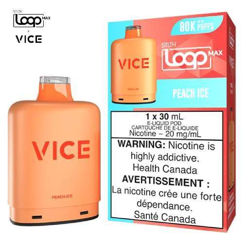 Vice X STLTH Loop Max peach ice 80k(provincial)
