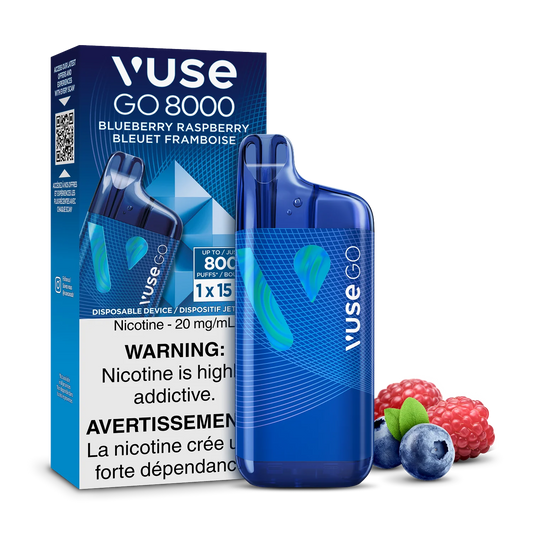 Vuse Go 8000 Blue Raspberry (Provincial Tax)