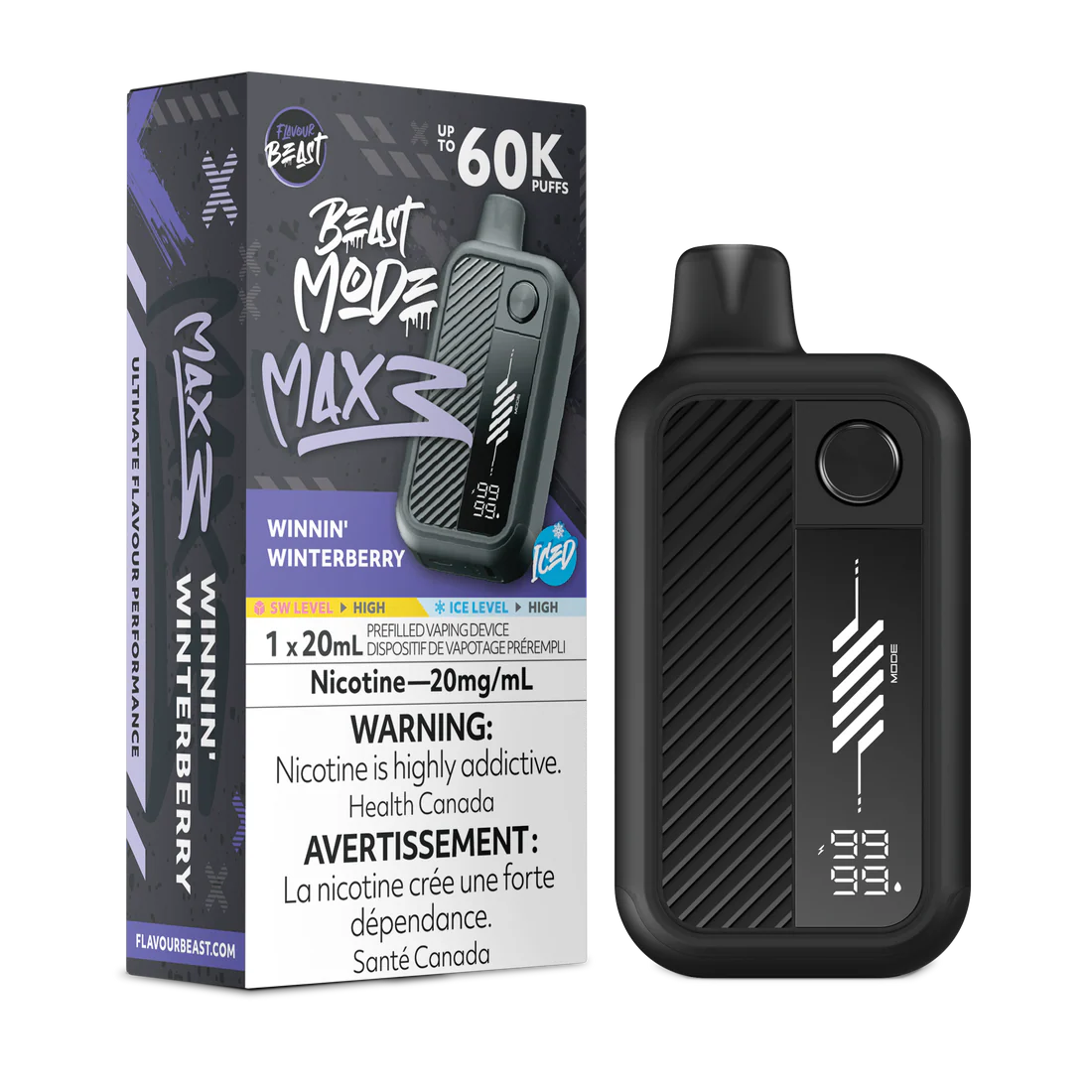 Flavour Beast Max Mode 3 Winnin Winterberry*