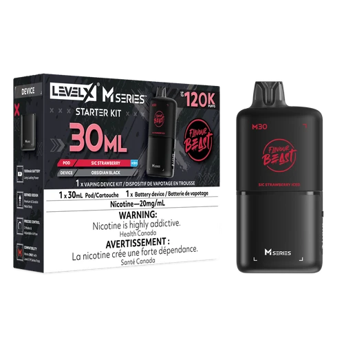 Flavour Beast Starter kit 120k Sic Strawberry*