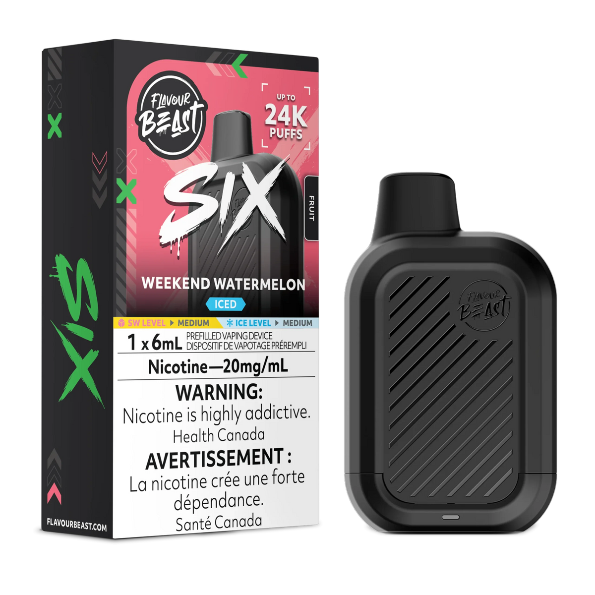Flavour Beast 24k Supreme Strawberry Kiwi*