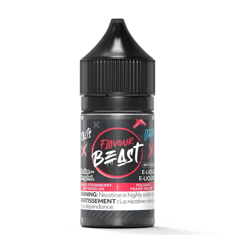 Flavour beast e-liquid Savage Strawberry Watermelon 20mg/30ml (Provincial Tax)