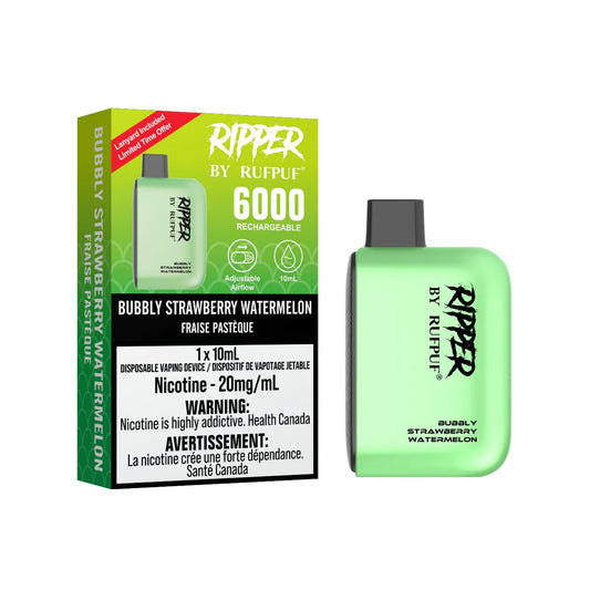 Ripper by RufPuf 6000 Bubbly Strawberry Watermelon 20mg