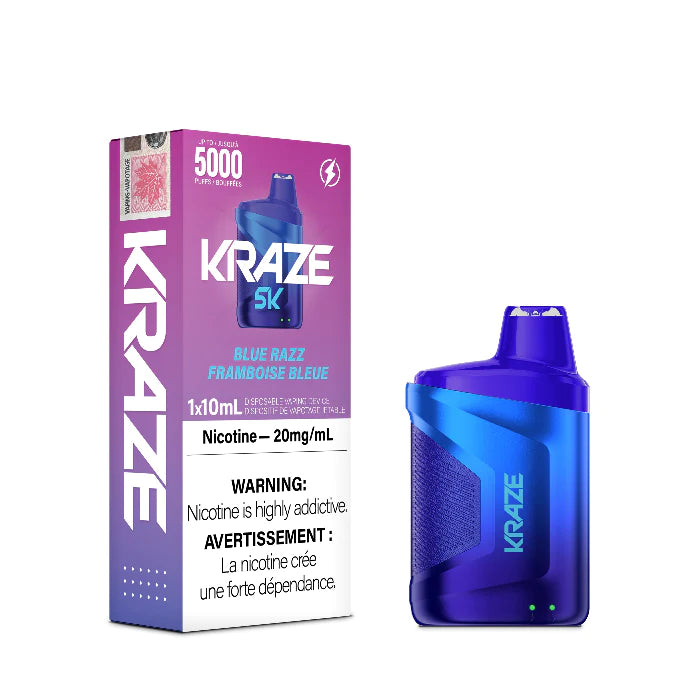 Kraze 5k blue razz