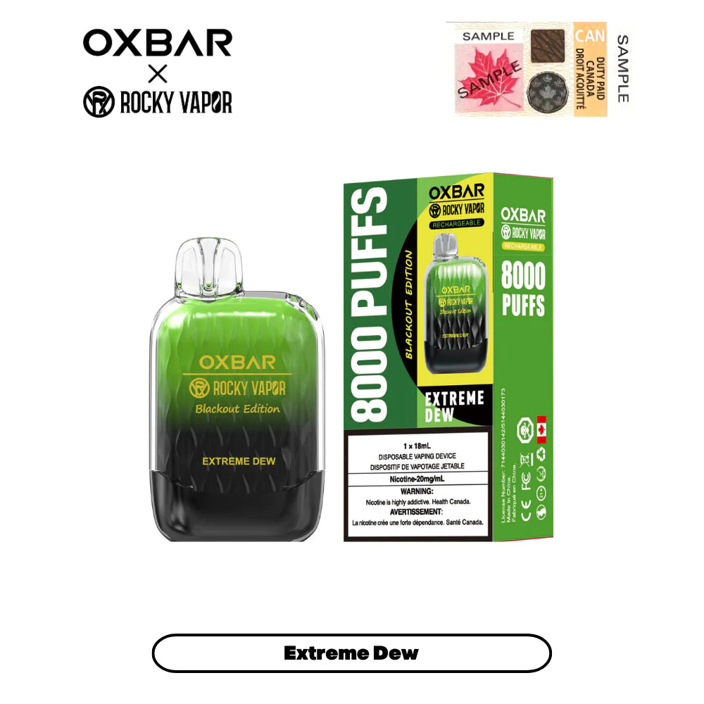 OXBAR 8000 extreme dew