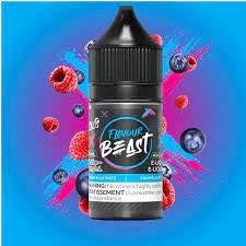 Flavour beast e liquid 20 mg/30ml bomb blue razz