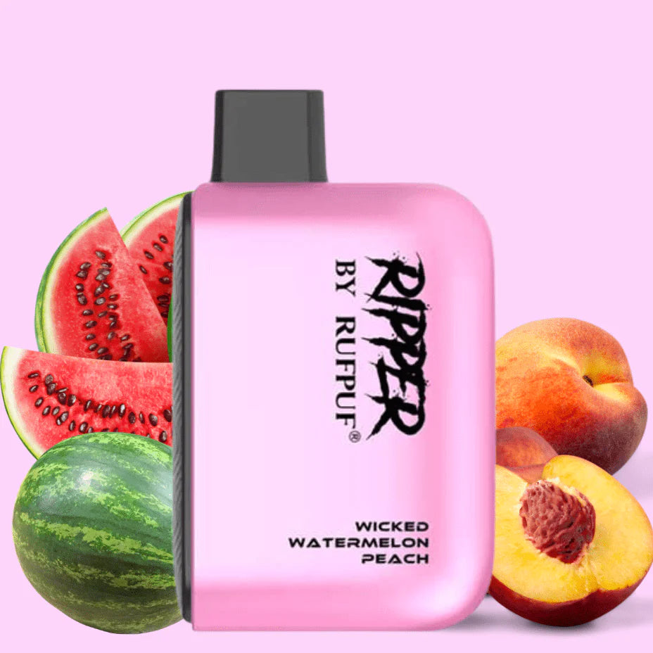 Ripper by RufPuf 6000 Wicked Watermelon Peach 20mg