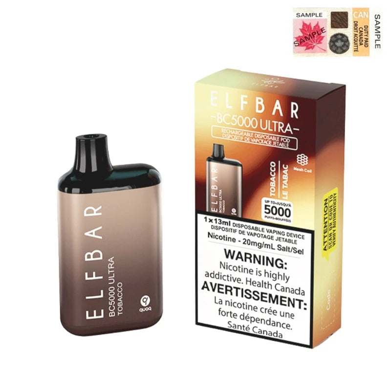 ELFBAR Bc 5000 ultra tobacco