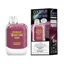 OXBAR 8000 Strawberry Banana ice