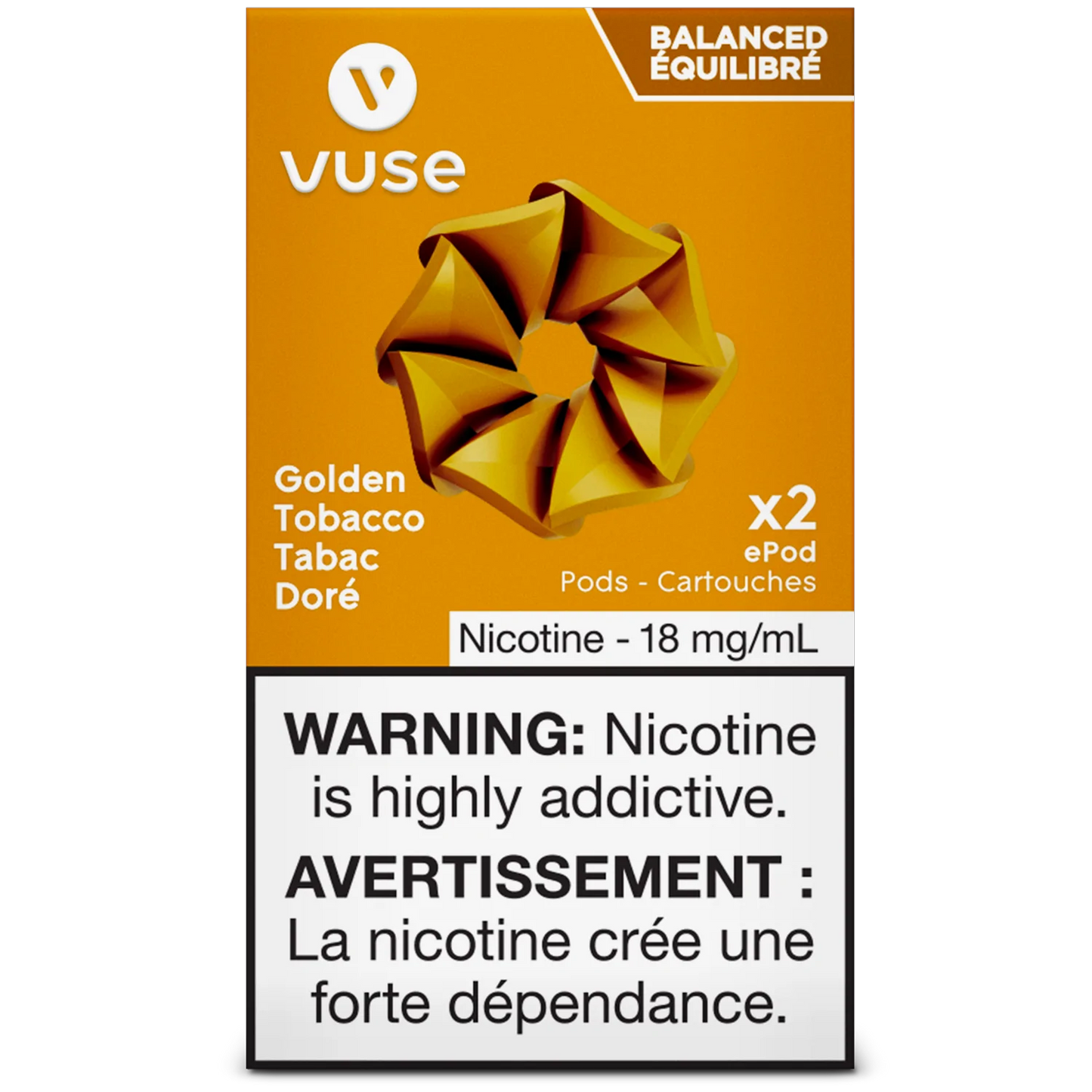 Vuse ePod Golden Tobacco Pods