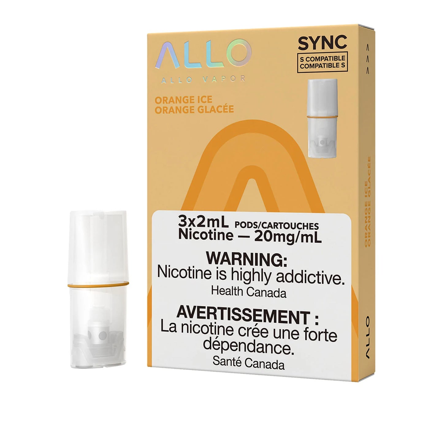 Allo Sync 3pods Orange Ice (3x2ml)