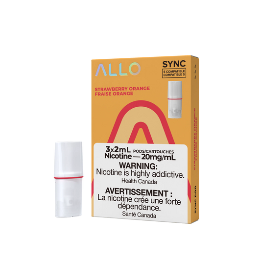 Allo Sync 3pods Strawberry Orange (3x2ml)