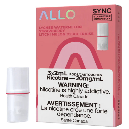 Allo Sync 3pods Lychee Watermelon Strawberry (3x2ml)