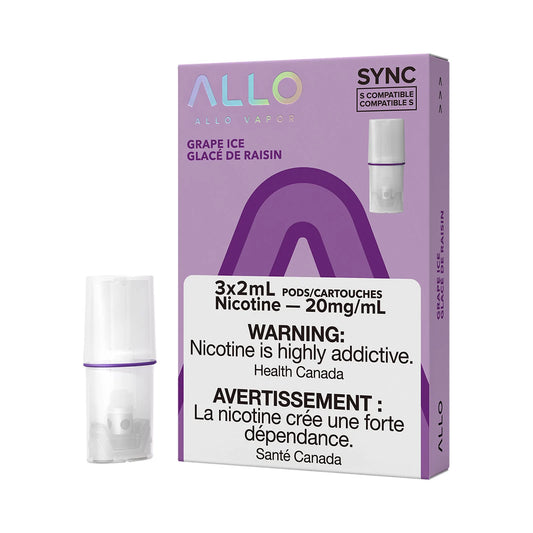 Allo Sync 3pods Grape Ice (3x2ml)