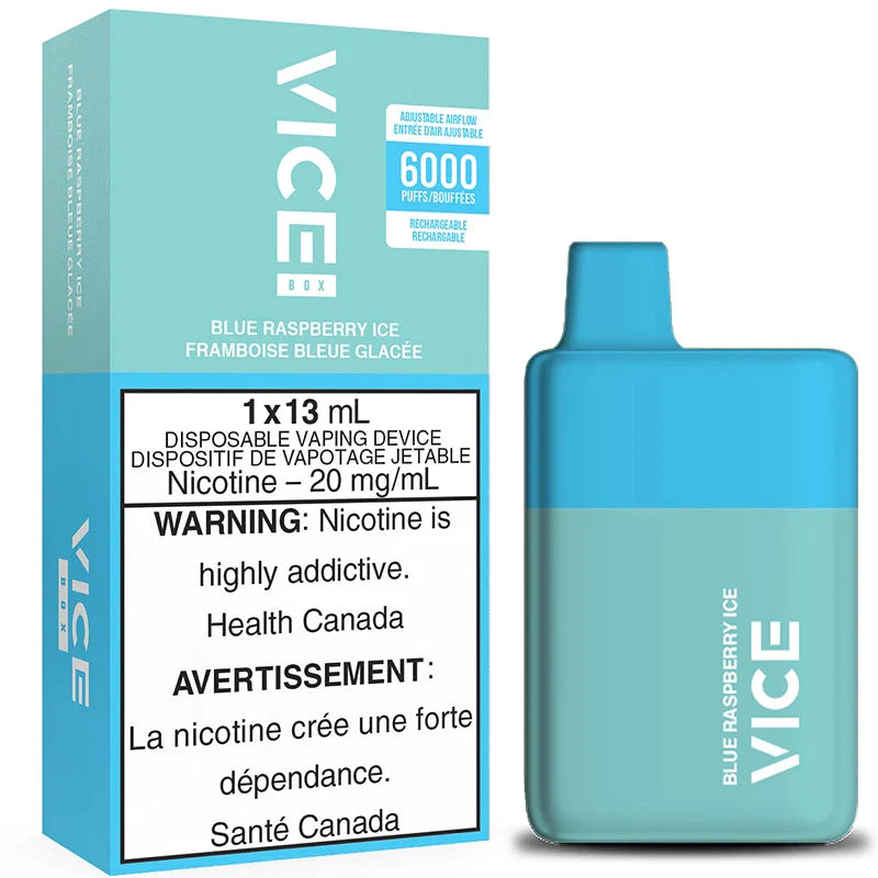 Vice box 6000 blue raspberry ice