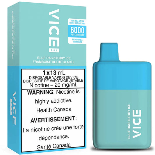 Vice box 6000 blue raspberry ice