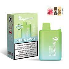 Vapeman 6000 green apple